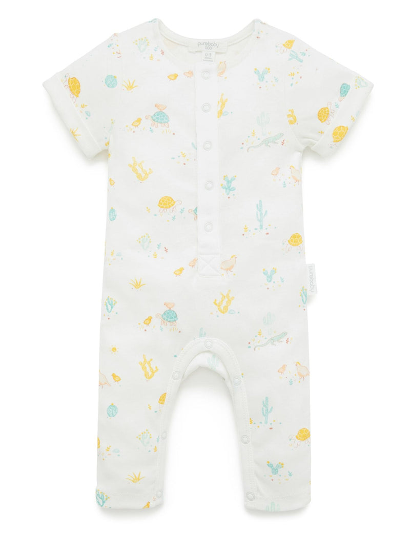 Purebaby Unisex Desert Friends Organic Cotton One Piece