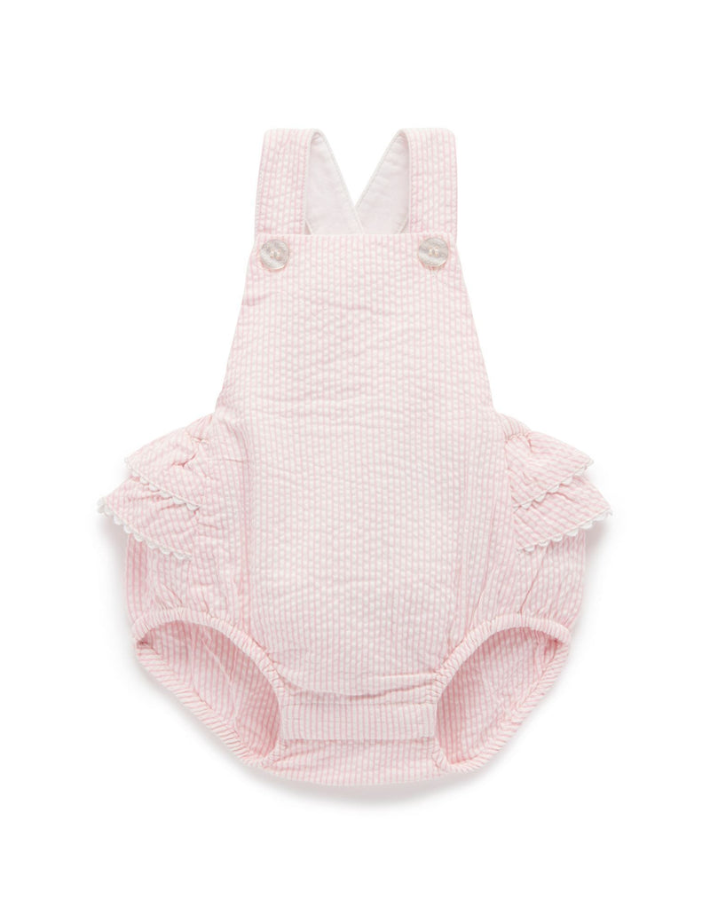 Purebaby Seaside Organic Cotton Ruffle Romper