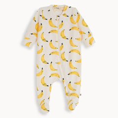 The Bonnie Mob Unisex Banana Organic Cotton Footed One Piece