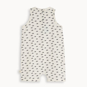 The Bonnie Mob Del Mar Sleeveless Organic Cotton Unisex Romper