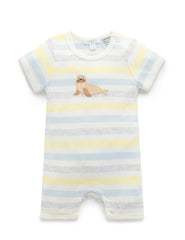 Purebaby Sailor Organic Cotton Romper