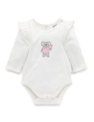 Purebaby Koala Organic Cotton Bodysuit