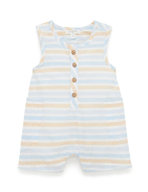 Purebaby Sand & Sky Organic Cotton Romper