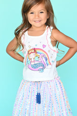 Baby Sara Mermaid Ruffled Top