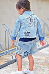 Baby Sara Stone Wash Denim Jacket