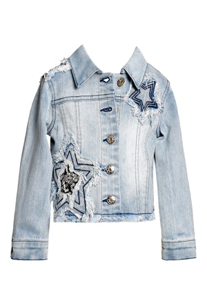 Baby Sara Stone Wash Denim Jacket