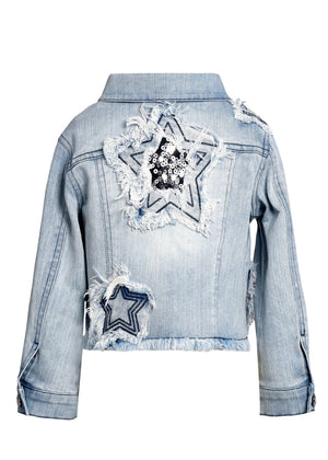 Baby Sara Stone Wash Denim Jacket