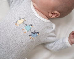 Purebaby Penguin Parade Organic Cotton One Piece