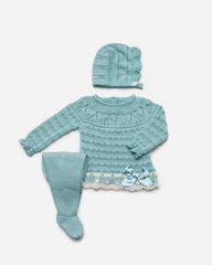 Juliana Aqua Green Knit Set