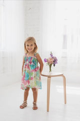 Isobella & Chole Chiffon Smocked Dress