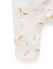 Purebaby Desert Horses Organic Cotton One Piece