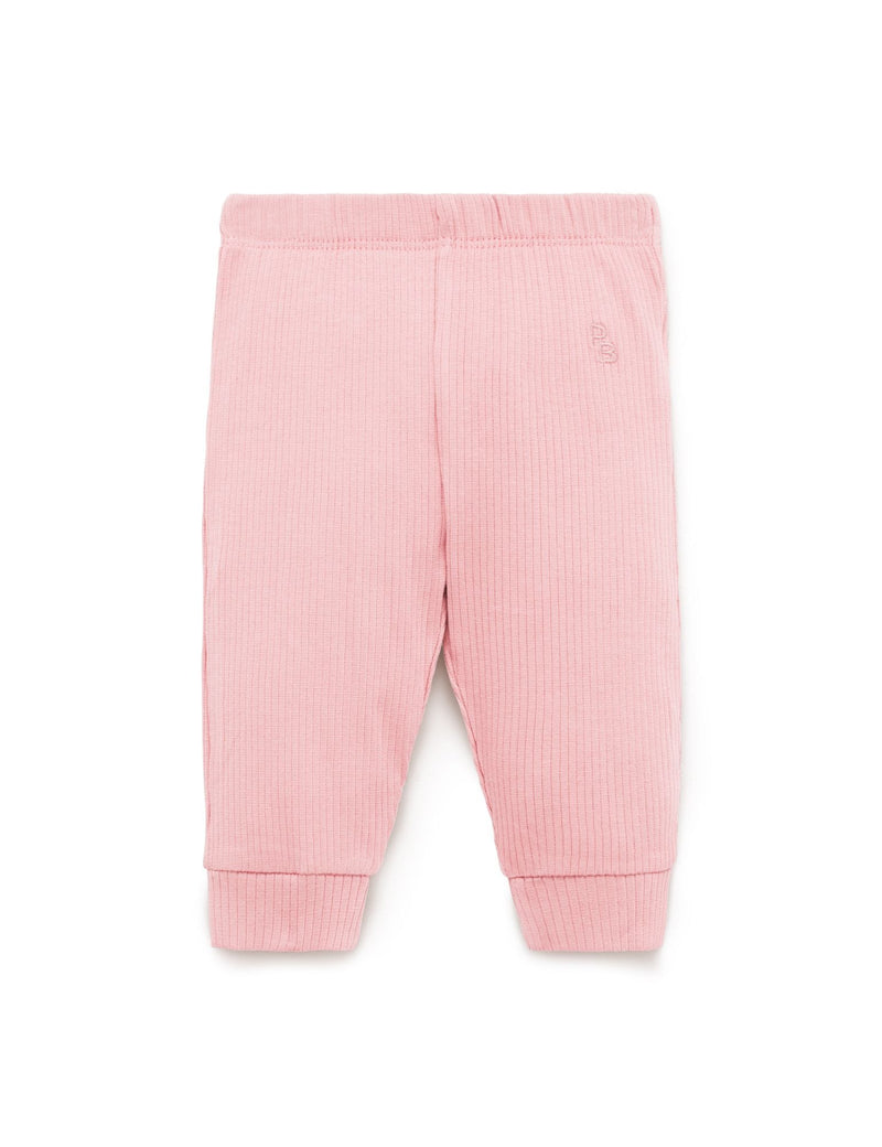 Purebaby Ribbed Organic Cotton Leggings