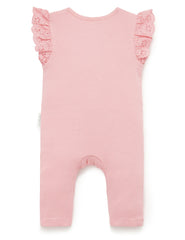 Purebaby Broderie Organic Cotton Rib Play Set