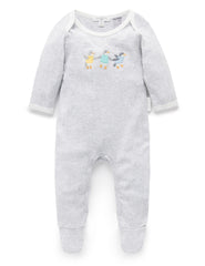 Purebaby Penguin Parade Organic Cotton One Piece