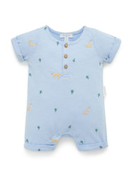 Purebaby Coyote Organic Cotton Romper