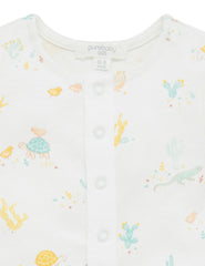 Purebaby Unisex Desert Friends Organic Cotton One Piece