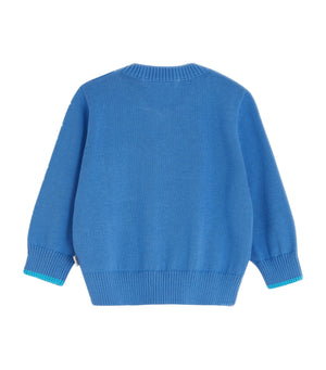 The Bonnie Mob Belmont Organic Cotton Blue Cardigan