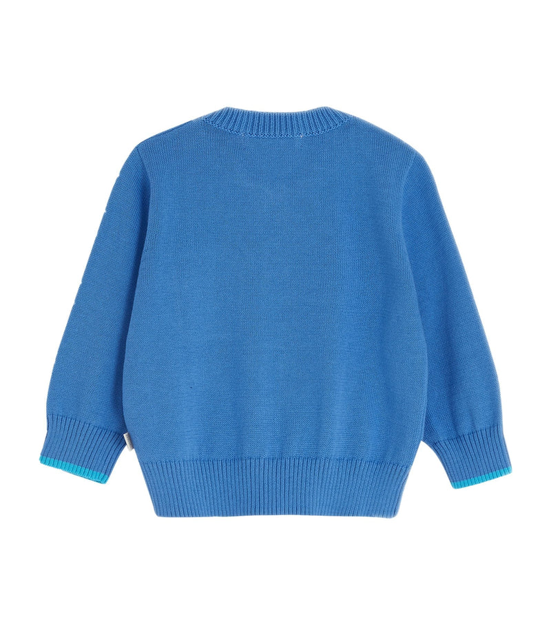 The Bonnie Mob Belmont Organic Cotton Blue Cardigan